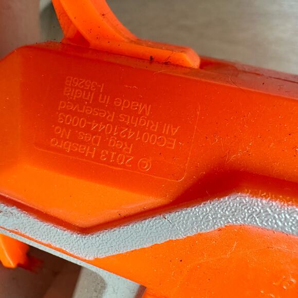 Nerf Zombie Strike Flipfury 2013 Hasbro I-3526B Orange Blaster Double Barrel - Picture 7 of 8